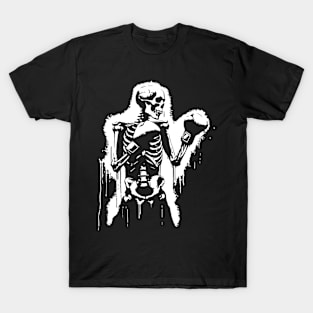 funny skeleton boxer T-Shirt